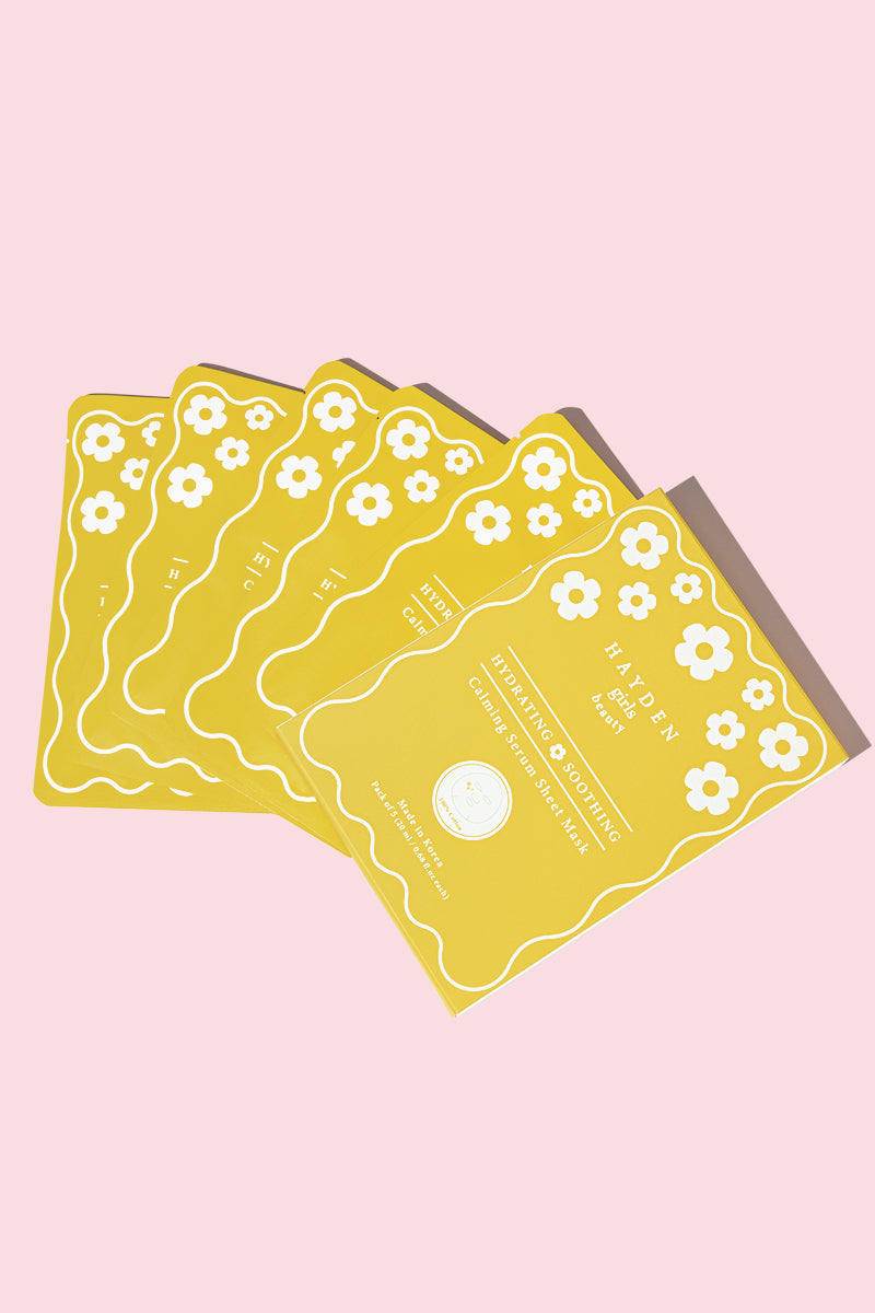 Calming Serum Sheet Mask Set (5 pack)