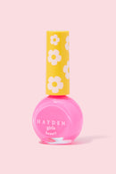 NPG001 Pink Glow Hayden Girls Beauty Water Based Dazzling Nail Polish Flat Lay