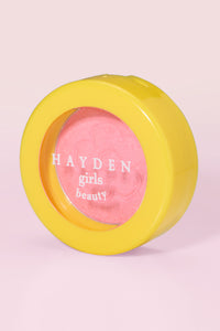PBG001 Candy Pink Hayden Girls Beauty Soft Luminous Pressed Powder Blush Flat Lay