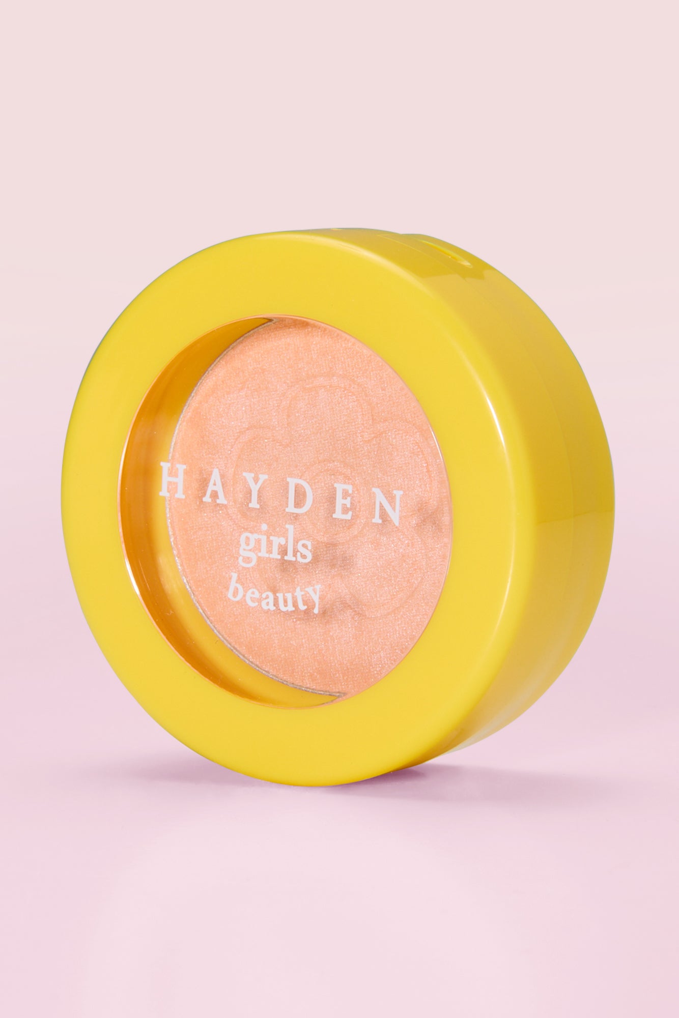 PBG001 Sweet Coral Hayden Girls Beauty Soft Luminous Pressed Powder Blush Flat Lay