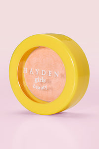 PBG001 Sweet Coral Hayden Girls Beauty Soft Luminous Pressed Powder Blush Flat Lay