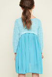 G3459 JADE Pleated Back Tunic Top Back