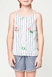 Embroidered Tank Top