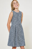 Tweed Babydoll Mini Dress