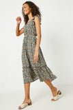 Womens Ditsy Floral Printed Dress